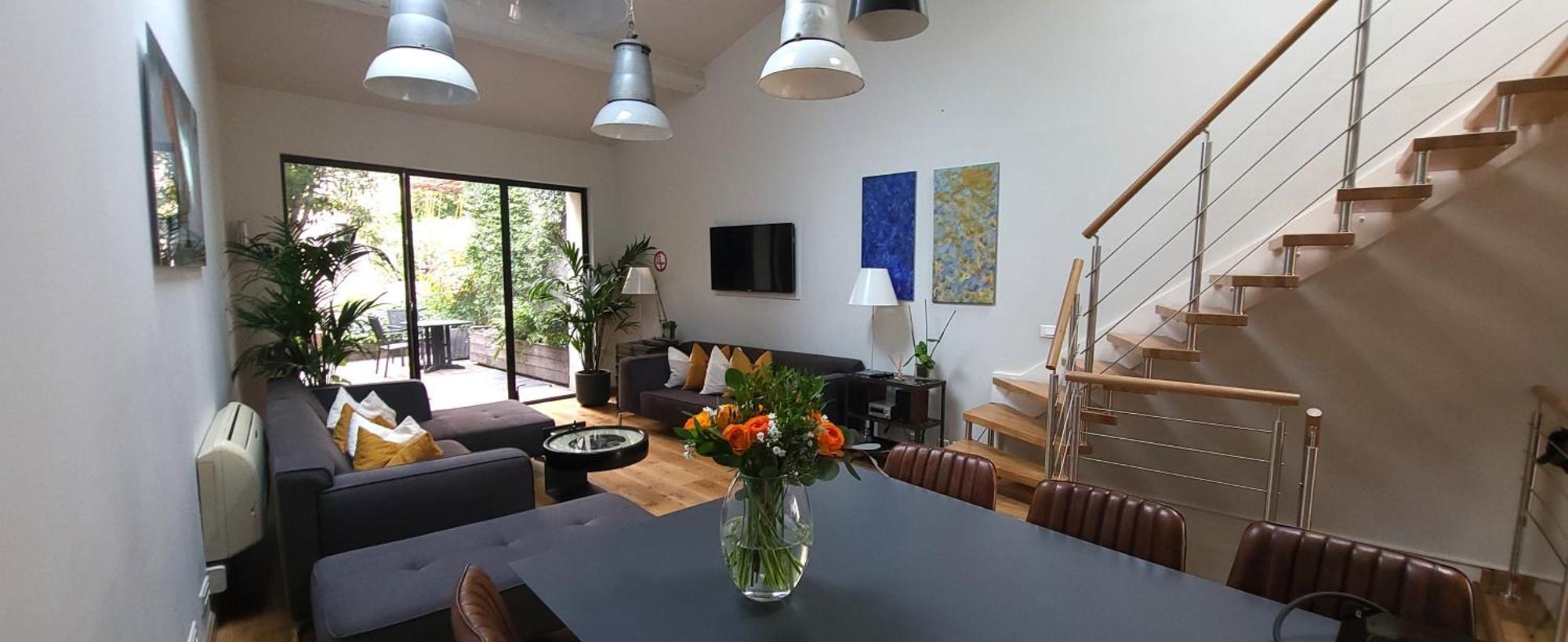 Le Loft By Festif Azur 4 Stars House With Garden, 5 Min Walk From Palais Des Festivals, Beaches And Croisette Cannes