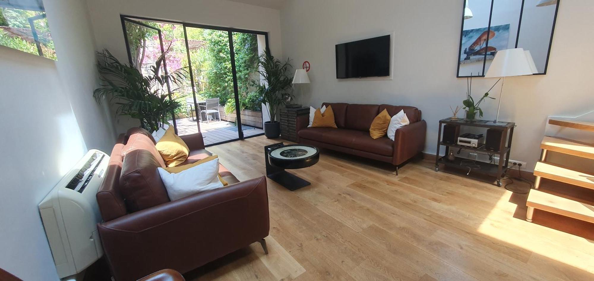 Le Loft By Festif Azur 4 Stars House With Garden, 5 Min Walk From Palais Des Festivals, Beaches And Croisette Pousada Cannes